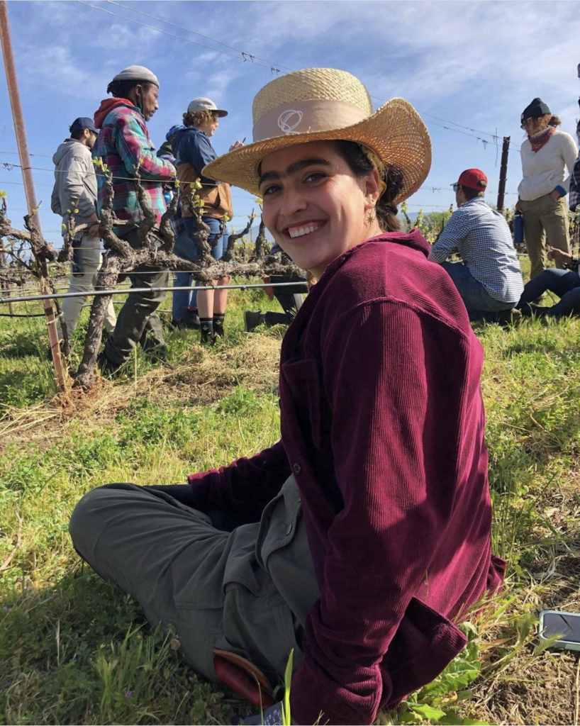 Vineyard worker and activist Gabriela Fonanesi